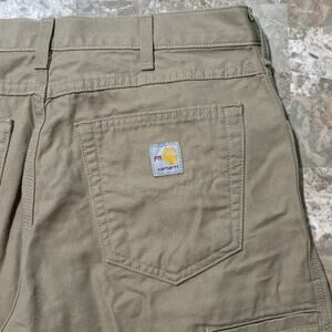 Carhartt Pants Mens 34x30 (Fits 34x28) Khaki Tan FR Chino FRB159 GKH Workwear